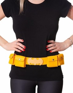 lot 2234 image: Cosplaya Yellow Utility Costume Belt - Mens Woman Man Adult Cosplay Accessories Halloween Costume Belts