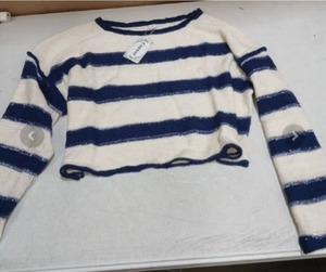 lot 2298 image: Coynor Striped Sweater Beige Blue XXL