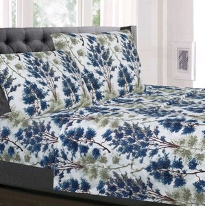 lot 2343 image: Cal King Bed Sheets - Breathable Luxury Sheets with Full Elastic & Secure Corner Straps Built In - 1800 Supreme Collection Extra Soft Deep Pocket Bedding Set, Sheet Set, acal King, Florence
