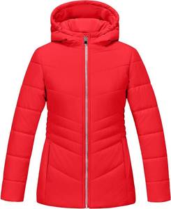 lot 5029 image: WULFUL Girl s Winter Waterproof Coat Warm Hooded Parka Jacket Long Size 10-12