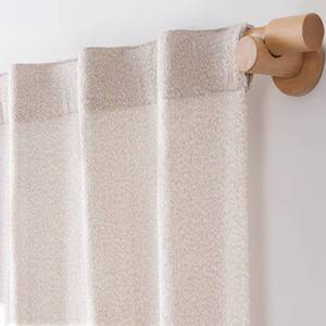 lot 5048 image: Oatmeal Chenille Curtains 96 inches Long for Living Room Light Filtering Modern Window Treatment for Bedroom Curtain Rod Pocket-2 Panels,W52 x L96