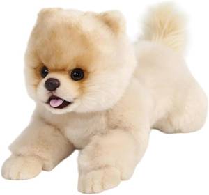 lot 5067 image: 16 Inch- Pomeranian Stuffed Animals Toy Dog,Plush Puppy Realistic Cute Toy Dog Present Gift for Girls Boys