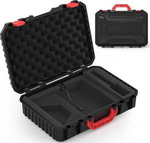 lot 5080 image: Shockproof Hard Case for Starlink Mini, Unpacking charging - External DC Port, EVA Portable Starlink Case for Travel, Camping