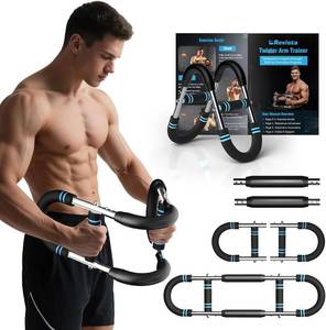 lot 5091 image: Twister Arm Trainer   40 90lb Adjustable Resistance Chest Workout Equipment   Portable Chest Clip Trainer and Arm Exerciser for Visible Gains and Sculpted Muscle (Black and Blue)