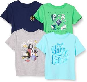 lot 5134 image: Lot of 4 Boys Harry Potter Short Sleeve T-Shirts