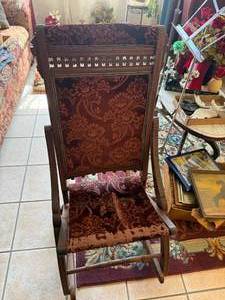 lot 1007 image: Antique Folding Rocker--FR