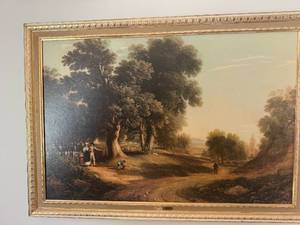 lot 1225 image: Framed Print Sunday Morning--FR