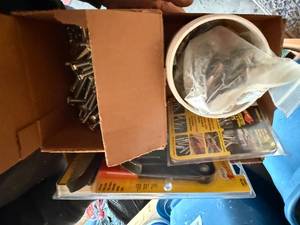 lot 1440 image: Rivet Gun, Rivets & Shop Supplies -- Gar