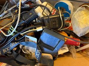 lot 1054 image: Box of Miscellaneous Hardware w Toggle Bolts--K