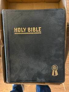 lot 1104 image: Extra Large Bible--LR
