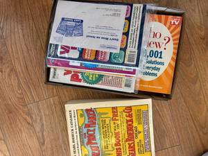 lot 1110 image: Puzzle Books & Word Puzzles--LR