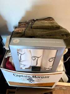 lot 1124 image: Box of Towels incl. Hand Towles--LR