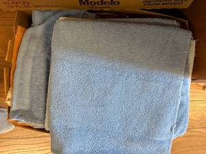 lot 1125 image: Box of Kitchen & Bath Towels--LR