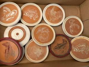 lot 1129 image: Frankoma Coasters--LR