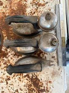 lot 1344 image: Gas Kerosene Fired Flat Irons--Gar