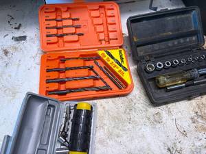 lot 1396 image: Socket Sets & Miscellaneous Shop Supplies-- Gar