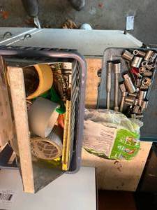lot 1397 image: Socket Set & Miscellaneous Shop Supplies-- Gar
