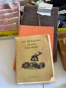 lot 1296 image: SAD-Iron Collector Books & Pleaters--BP
