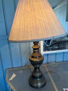 lot 1299 image: Metal Lamp--BP
