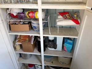 lot 1303 image: Cabinet Full of Kitchen Ware--BP