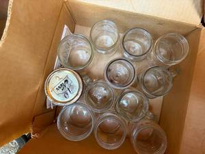 lot 1324 image: Pint Canning Jars--Shed