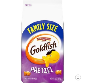 lot 1027 image: Pepperidge Farm Goldfish Pretzel Crackers Family Size - 12oz