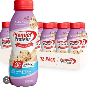 lot 1043 image: Premier Protein Cookie Dough Shake 12-Pack