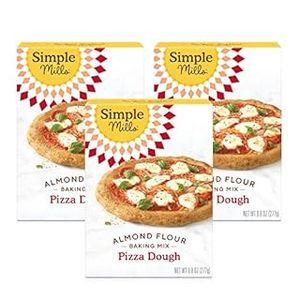 lot 1055 image: Simple Mills Almond Flour Baking Mix, Cauliflower Pizza Dough - Gluten Free, Vegan, Plant Based, 9.8 Ounce (Pack of 3) (B0176XFI7I)