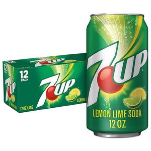 lot 1081 image: 7UP NATURALLY FLAVORED SODA, 12-12OZ CANS