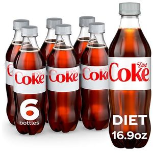 lot 1084 image: Diet Coke Bottles, 16.9 fl oz, 6 Pack