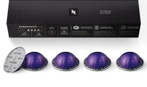 lot 1133 image: Nespresso Capsules Vertuo, Altissio, Medium Roast Espresso Coffee, 10 Count Espresso Pods, Brews 1.35oz.