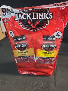 lot 1185 image: Jack Link s Original & Teriyaki Variety Pack  11.25 oz. (9 - 1.25 oz. Bags)