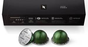 lot 1193 image: Nespresso Capsules Vertuo, Stormio, Dark Roast Coffee, 10-Count Coffee Pods, Brews 7.8oz.