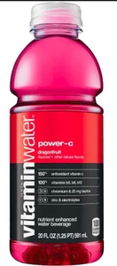 lot 1200 image: 12 pk Vitaminwater Power-C Dragonfruit Nutrient Enhanced Water 20 Oz Bottles