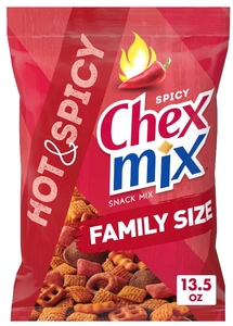 lot 1210 image: Hot & Spicy Chex Mix Family Size 13.5 Oz