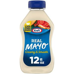 lot 1254 image: Kraft Real Mayo Creamy & Smooth Mayonnaise  12 fl oz Bottle