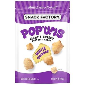 lot 1260 image: Snack Factory Popums White Cheddar Pretzel Snacks - 9oz