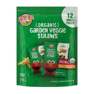 lot 1264 image: Earths Best Sesame Street Veggie Straws MultiPack - 12pk6oz