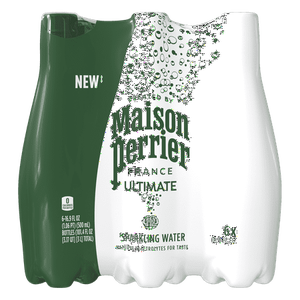 lot 1301 image: Maison Perrier Unflavored Sparkling Water  16.9 fl oz each 6 Pack Plastic Water Bottles