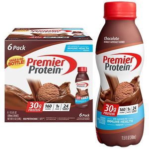 lot 1305 image: Premier Protein Ready to Drink Nutritional Shake - Chocolate - 11.5oz6ct