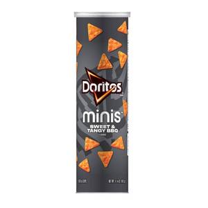 lot 1360 image: 3 pk Doritos minis Sweet & Tangy BBQ Tortilla Chips - 5.125oz