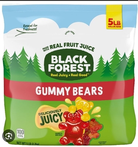 lot 1363 image: Black Forest Gummy Bears 5lb Value Bag