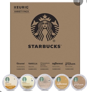 lot 1370 image: Starbucks Flavored K-Cup Variety Pack 40 Count