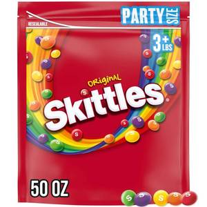 lot 1385 image: SKITTLES ORIGINAL BITE SIZE CANDIES 50 OZ