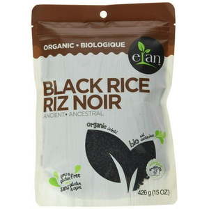 lot 1393 image: ELAN Organic Ancient Black Rice  426g15oz.  Imported from Canada