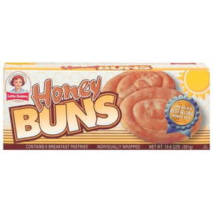 lot 1468 image: LITTLE DEBBIE HONEY BUNS 6pk