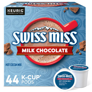 lot 1471 image: Swiss Miss Milk Chocolate Keurig K-Cup Pods - Hot Cocoa - 44ct