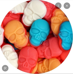 lot 1482 image: Halloween Gummy Skulls 1lb Bulk Candy