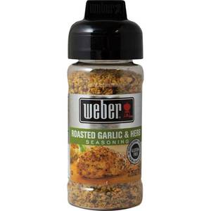 lot 1535 image: Weber Roasted Garlic & Herb Seasoning  Kosher  2.75 OZ