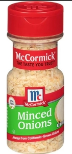 lot 1557 image: McCormick Minced Onions 2 oz